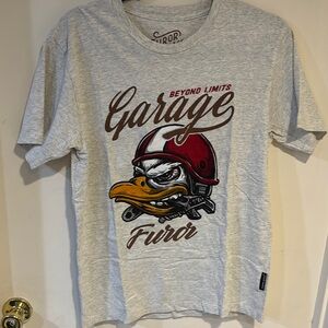 Gray Graphic T-Shirt for Men